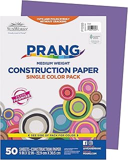 Prang Construction Paper, Stack, One Color, Standard Weight