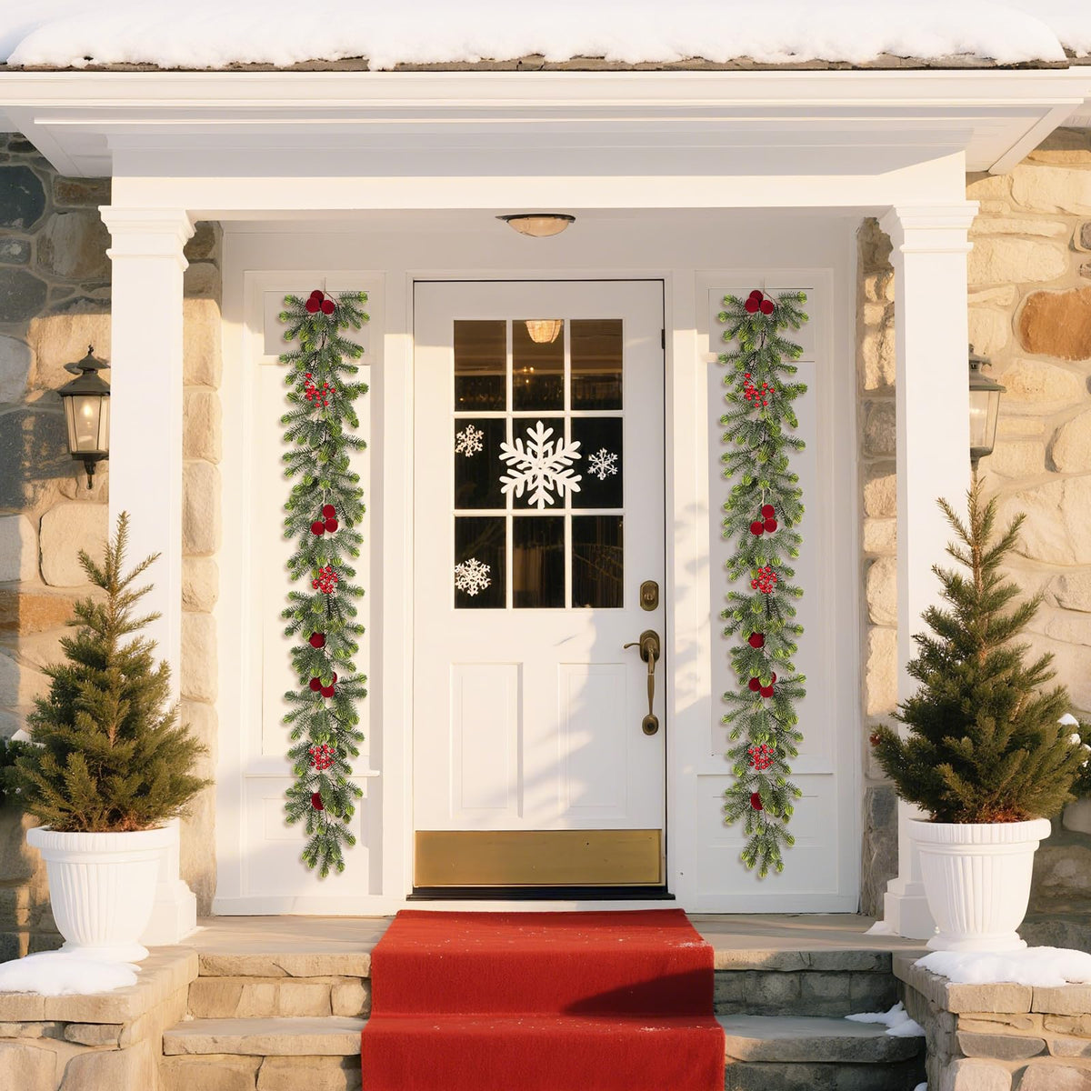 SY Super Bang Christmas Garland, 6 Feet Long, Green