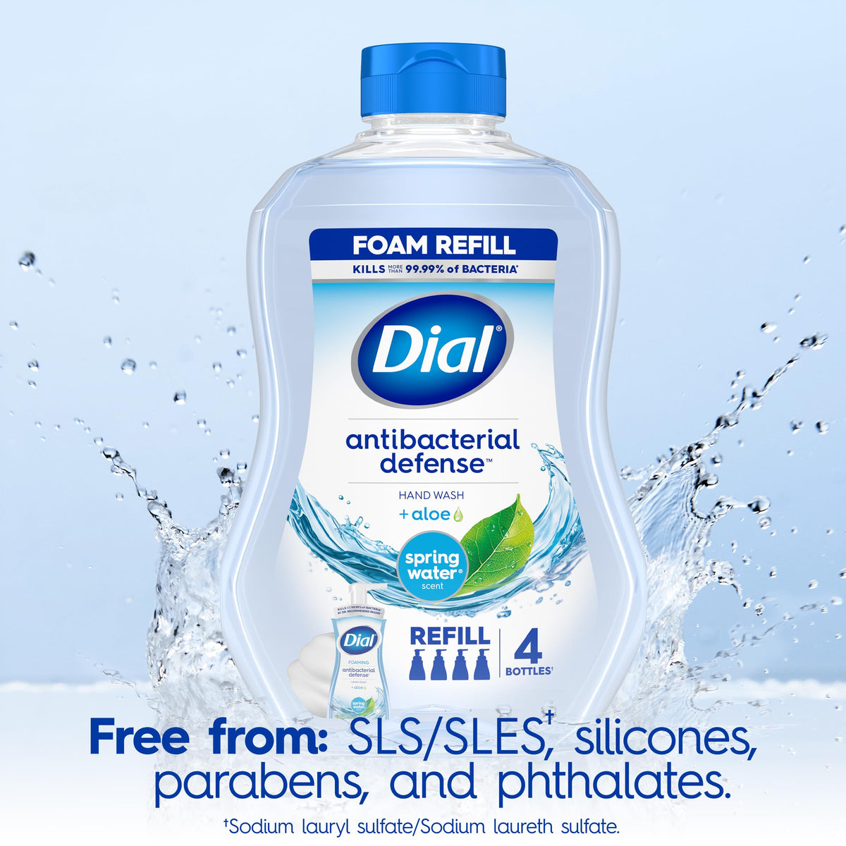 Dial 30 Fl Oz (Pack of 2) / Azul / 1 Hand Wash