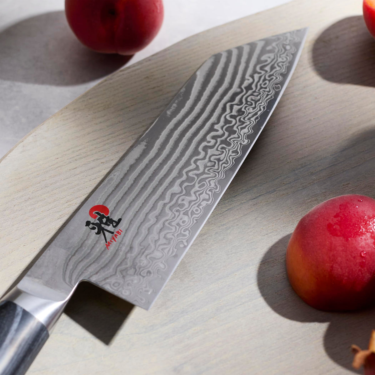 Kaizen II 6.5-inch Bunka Knife by MIYABI – 6.5", FC61, Black, Model 1034069