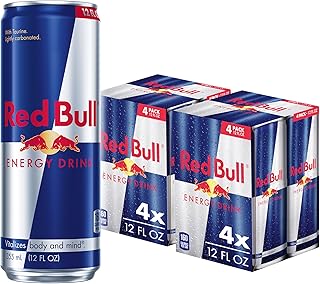 Red Bull Energy Drink, 114mg Caffeine | Taurine & B Vitamins | 12 Fl Oz | Pack of 8 Cans