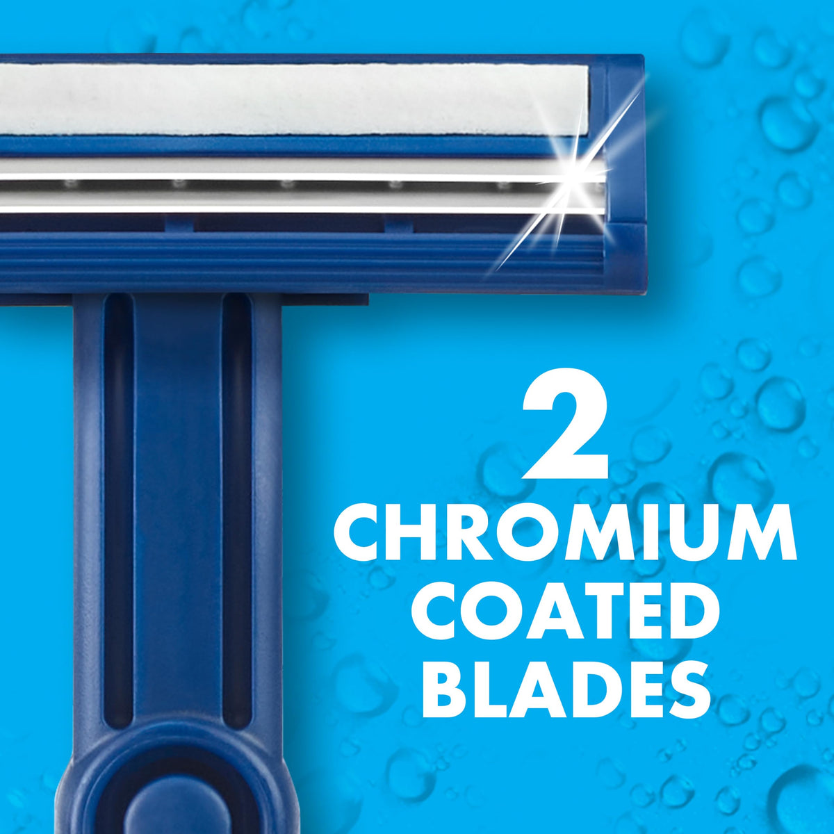 Sensor2 Disposable Razors for Men by Gillette – 18 Count (Pack of 1), Chromium, BLUE, Model 98957030