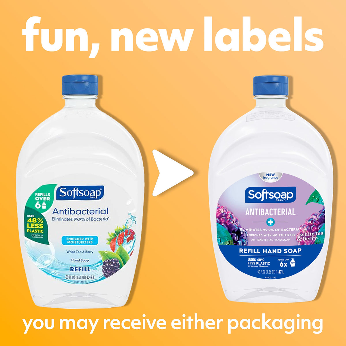 Antibacterial Liquid Hand Soap by Softsoap – 50 Fl Oz (Pack of 2), Transparente, Pack of 2, Model US05259A