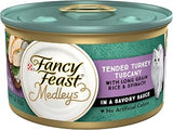Purina Fancy Feast Medleys Turkey Tuscany Cat Food (24 Pack) 3 oz Cans