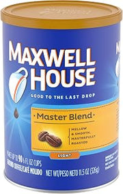 MAXWELL HOUSE Master Blend Light Roast Ground Coffee (11.5 oz Canister)