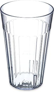 Carlisle FoodService Products Bistro Tumbler, Plastic Cups for Water or Drinks, 20 Oz, 1 Count, Clear