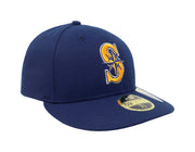 Seattle Mariners Low Profile Alternate 59FIFTYFitted Hat/Cap by New Era – Polyester, Blue, Model 70367398