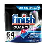 Quantum - 64ct - Dishwasher Detergent - Powerball - Ultimate Clean & Shine - Dishwashing Tablets - Dish Tabs by Finish – 64 Count (Pack of 1), Single Pack, Model bergw-286