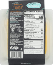 Mature Cheddar Style Slices by Violife – 7.05 Ounce