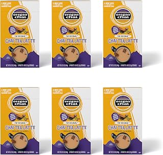 Oregon Chai Original Dry Chai Latte Mix, 8 Count (Pack of 6)