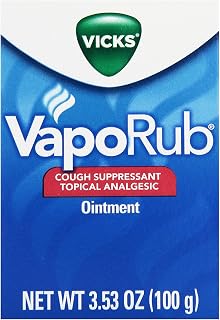 Vicks VapoRub Cough Suppressant Topical Analgesic Ointment 3.53 Oz (Pack of 24)