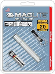 MagLite Solitaire Incandescent 1-Cell AAA Flashlight, Silver