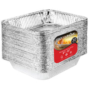 Stock Your Home 1 Pack Pack of 30 / Silver / Without Lids Disposable Cookware