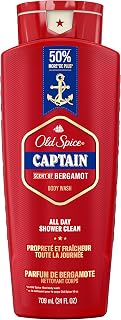 Old Spice Captain Men's Body Wash, Sandalwood Scent, 24 oz