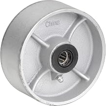 Global Industrial 5/8 5" x 2" Semi-Steel Wheel, 5/8" Axle, 1/Pk