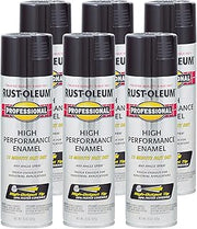 Rust-Oleum Professional High Performance Gloss Black Spray Paint | Rust Prevention, Corrosion Resistant Coating, Industrial Maintenance, Any Angle Spray, Metal Equipment Protection, 15 oz