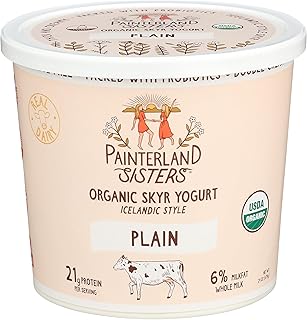 Painterland Sisters, Yogurt Skyr Plain Organic, 24 Ounce