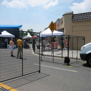 Perimeter Patrol RF 10005-12 Temporary Security Fence Kit by Jewett Cameron – 72"H", Alloy Steel, Black, Model RF 10005 - 12