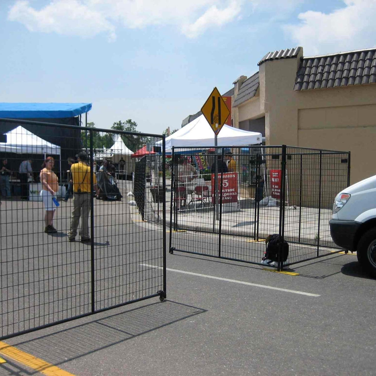 Perimeter Patrol RF 10005-12 Temporary Security Fence Kit by Jewett Cameron – 72"H", Alloy Steel, Black, Model RF 10005 - 12