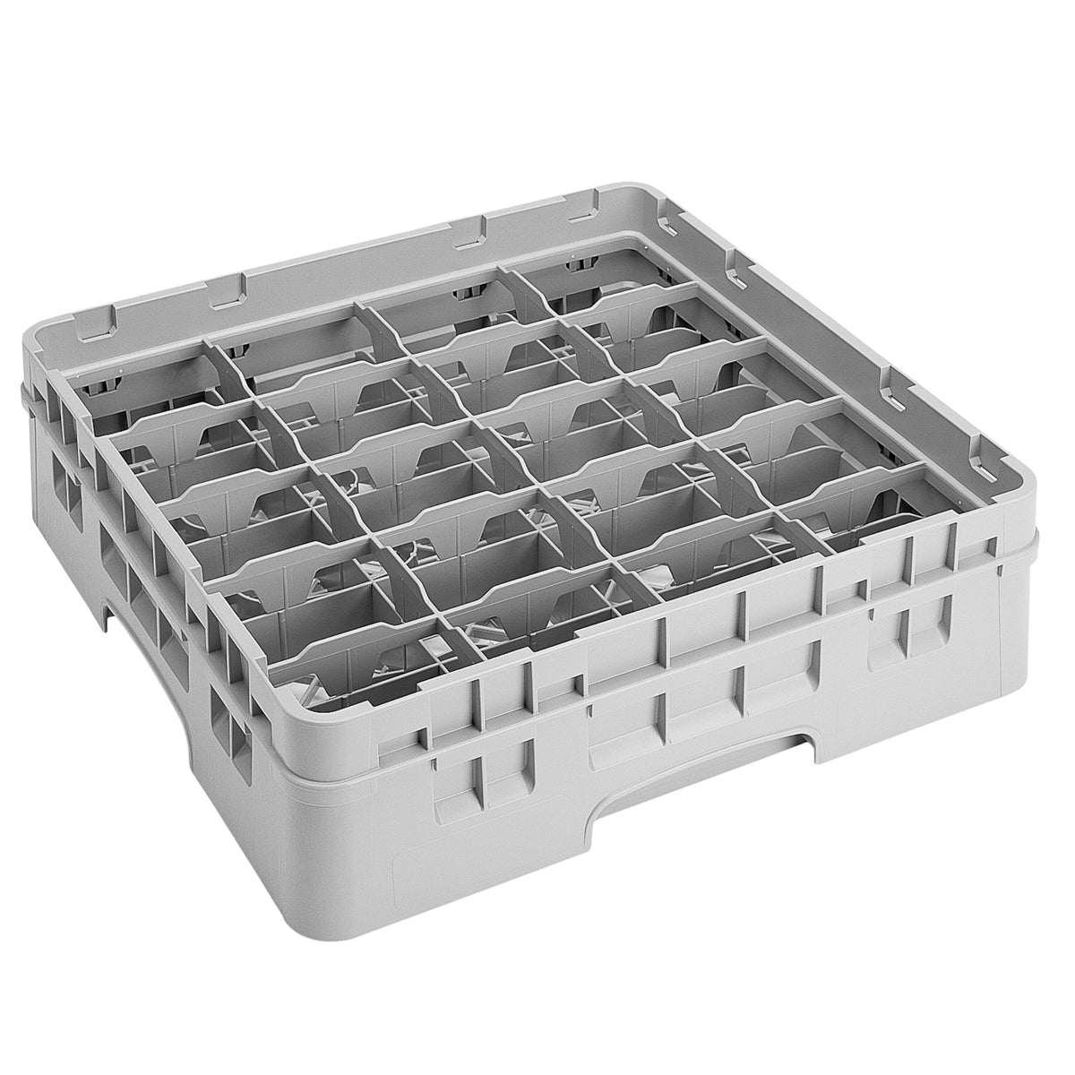 20 Compartment Full Size Cup Camrack 4 1/4" Soft Gray by Cambro – Model 20C414151