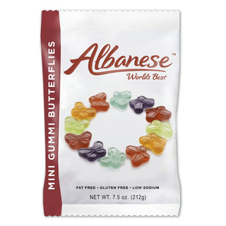 Mini Gummi s candy by Albanese – 7.5 Ounce (Pack of 1), orange, Model 53352