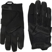 Mechanix Wear MPT-55-009 Shop Gloves, M-Pact, Reinforced Fingertips and Knuckles, Padded Palm, Hook and Loop Closure, Covert Black, Medium, Pair