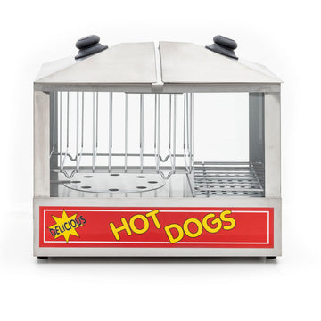 Hot Dog Steamer by Adcraft – 8.0 quarts, Stainless Steel, Silver, Model HDS-1300W/100