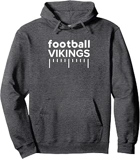 Curtis Vikings Football Lines HS Pullover Hoodie