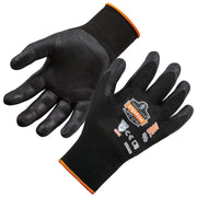 Nitrile Coated Work Gloves by Ergodyne – 1 Count (Pack of 1), Polyester, Black, Model 17953