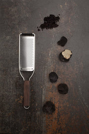 Master Series Wood Handle Stainless Steel Frame Fine Blade Cheese Grater by Microplane – 18/8, Stainless Steel, Model 15402