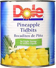 Dole Pineapple Tidbits No. 10, 106 Ounce