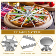 Hushee Cake Divider Set, Aluminum, 8 10 12 Slice Options