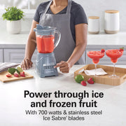 Hamilton Beach Gray / 40 Oz. Glass Jar (Pack of 1) / Countertop Blenders Countertop Blenders