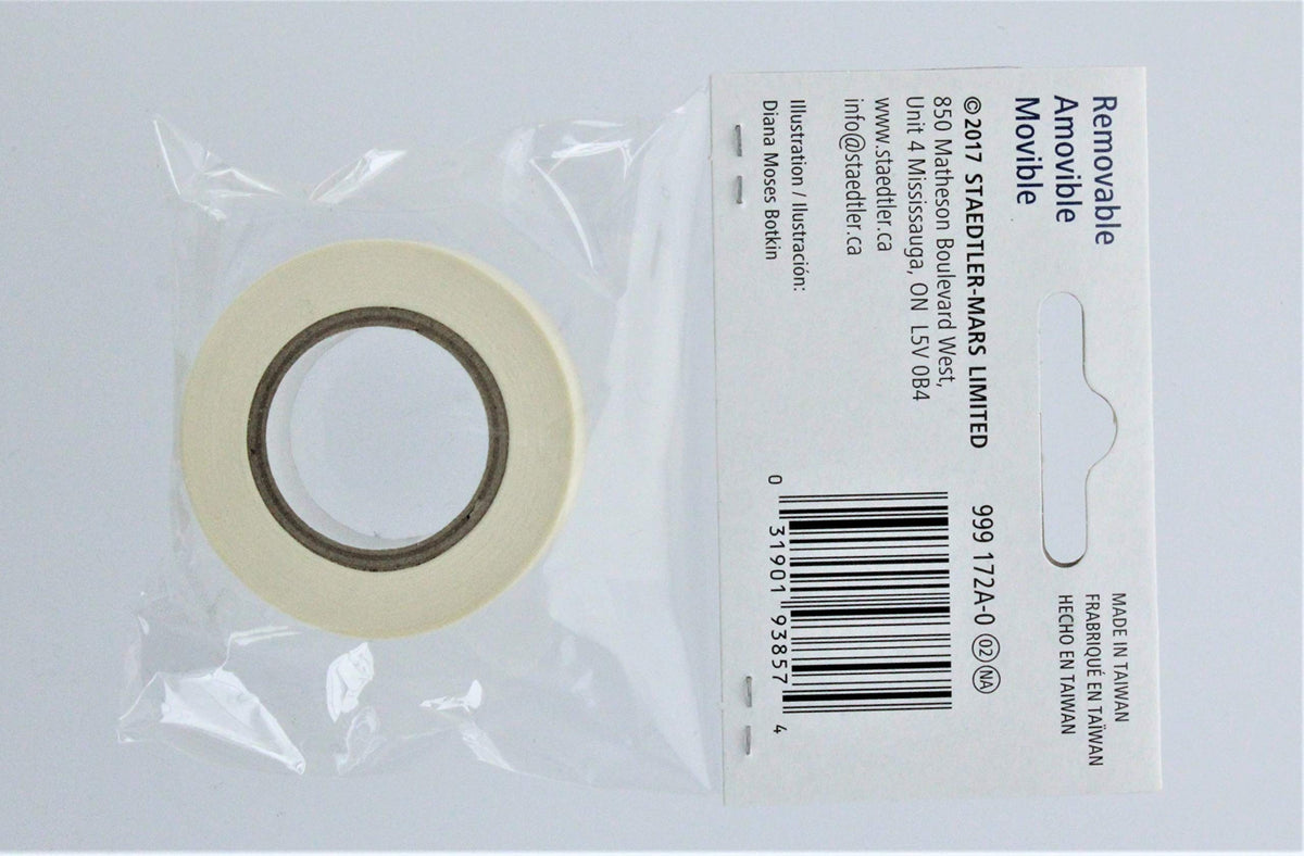 Removable No Glare Artist's Tape () by STAEDTLER – Plastic, Red, White, Model STD999172A0