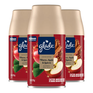 Automatic Spray Air Freshener Refill by Glade – 6.2 Ounce (Pack of 3), Red, Pack of 3, Model 398762