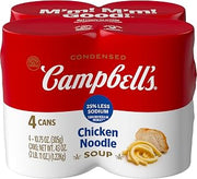 Campbell's Condensed 25% Less Sodium Chicken Noodle Soup, 4 Count 10.75 Oz