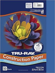 Tru-Ray Construction Paper 9x12" Blue