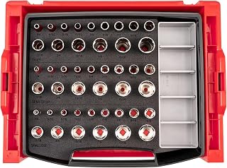 TEKTON 3/8 Inch Drive 6-Point Socket Set, 45-Piece | SHD91701
