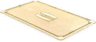 StorPlus Handled Lid by Carlisle FoodService Products – Full Size (Pack of 1), 0.0 ounces, Polycarbonate, Amber, Model 10410U13