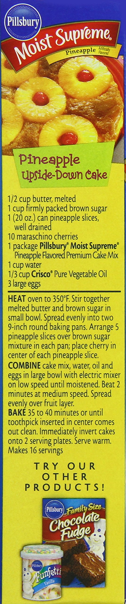 Cake Mix by Pillsbury – 15.25 Ounce (Pack of 1), Model 5150060541