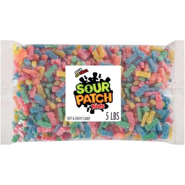 Soft & Chewy Gummy Candy by Sour Patch Kids – 80 Ounce (Pack of 1), Assorted, Model 500861