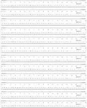 Westcott 18-Inch Acrylic Clear Ruler Set with Raised Beveled Edges, Scratch-Resistant Design, 12-Pack (10564)