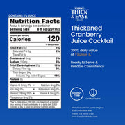 Thick & Easy Cranberry / 46 fl oz / Level 3, Honey Fruit Juice