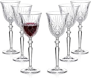Nachtmann Palais 92951 Red Wine Goblet Set of 6 Red Wine Glasses