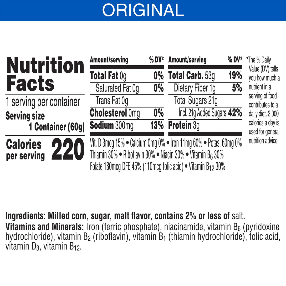 Kellogg's Frosted Flakes Original / 2.1 Ounce (Pack of 12) / Frosted Frosted Flakes Breakfast Foods