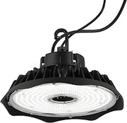 JONATHAN Y UFO LED High Bay Shop Light 13" Dimmable Aluminum 200W, Black