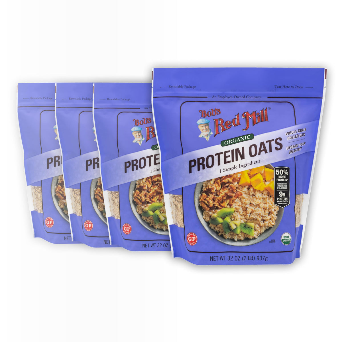 Bob's Red Mill 32 Ounce (Pack of 4) / 4 Breakfast Foods