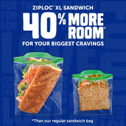 Lunch Trio Food Storage Bags Variety Pack by Ziploc – 7.75 inches x 2.969 inches x 6.875 inches, Plastic, Purple, Model 394537