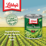 Cut Green Beans | Naturally Delicious by Libby's – 8 Ounce (Pack of 12), Pack of 12