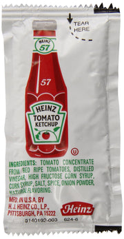 Single Serve Ketchup (1500 ct Casepack) by HEINZ – 0.32 Ounce (Pack of 1500), Model 1300051340